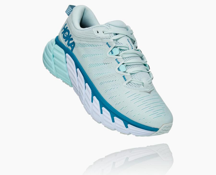 Hoka One One Hardloopschoenen Dames - Gaviota 3 - Blauw - NC2759481